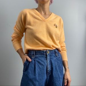 SOLD—Orange sherbet raglan sweater